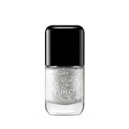 KIKO Milano Smart Nail Lacquer Biodegradable Glitter Edition 311 Holo Silver 7ml