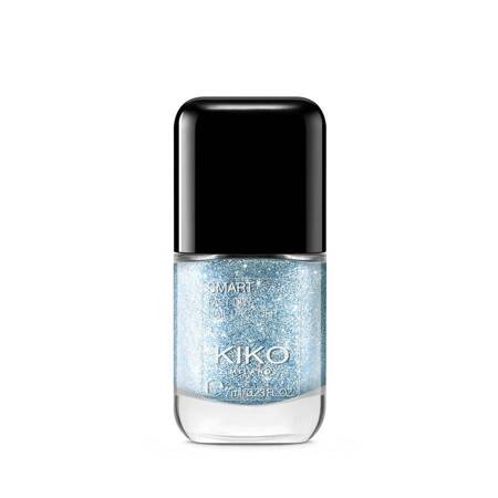 KIKO Milano Smart Nail Lacquer Biodegradable Glitter Edition szybkoschnący lakier do paznokci z biodegradowalnym brokatem 316 Acqua Blue 7ml