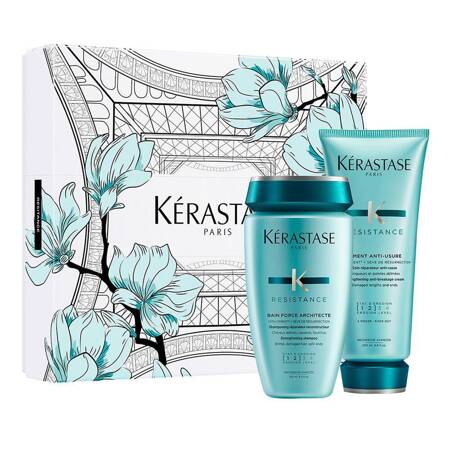 Kerastase Resistance Spring szampon 250ml + cement odbudowujący włosy 200ml