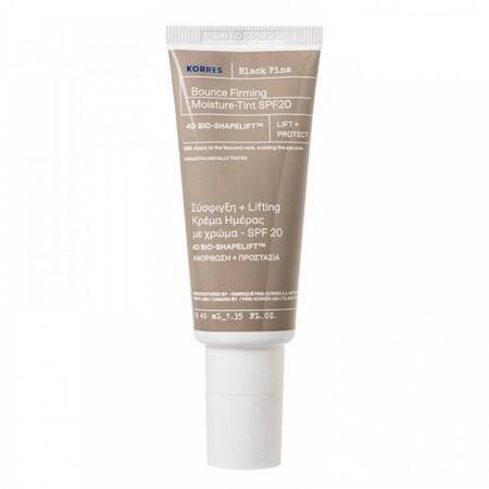 Korres Black Pine Bounce Firming Moisture-Tint SPF20 koloryzujący krem do twarzy 40ml