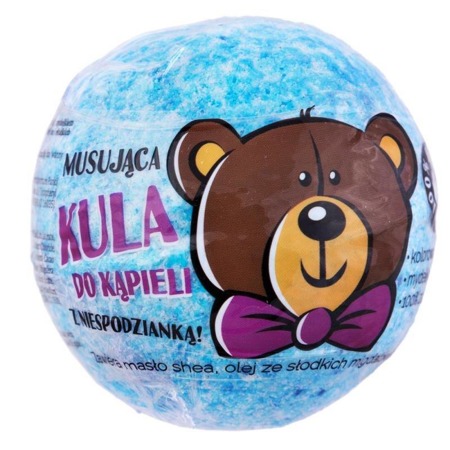 Kula musująca do kąpieli z niespodzianką Niebieska 120g