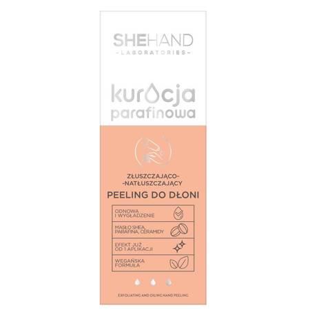 Kuracja Parafinowa złuszczająco-natłuszczający peeling do dłoni 75g