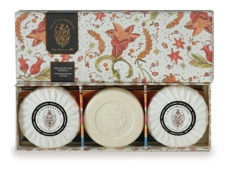 LA FLORENTINA Soaps Melograno Neroli Pomegranate & Neroli 3x115g