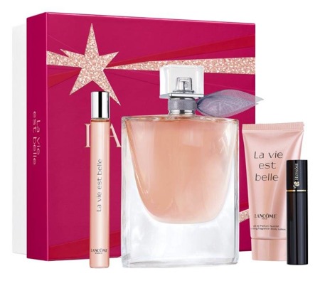 LANCOME La Vie Est Belle EDP 100ml + 10ml + BODY LOTION 50ml + Mascara Volume Hypnose 01 Noir Hypnotic 2ml