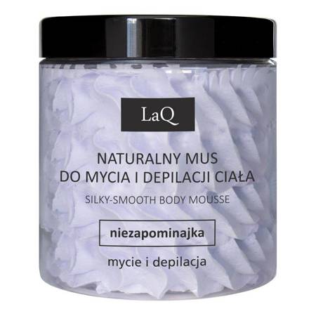 LAQ Naturalny mus do mycia i depilacji ciała Niezapominajka 250ml