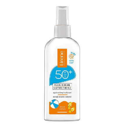 LIRENE Sun Kids mleczko ochronne dla dzieci o zapachu waniliowym SPF50 150ml