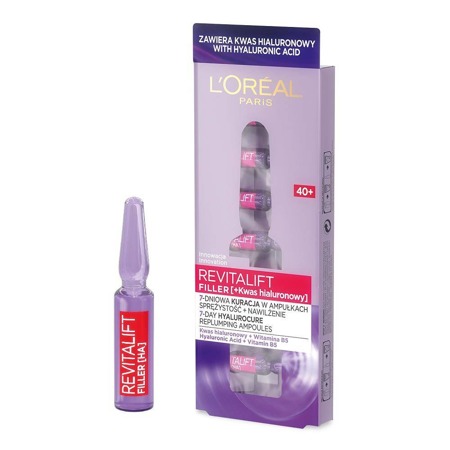 L'OREAL Revitalift Filler 40+ 7-dniowa kuracja w ampułkach 7x1,3ml