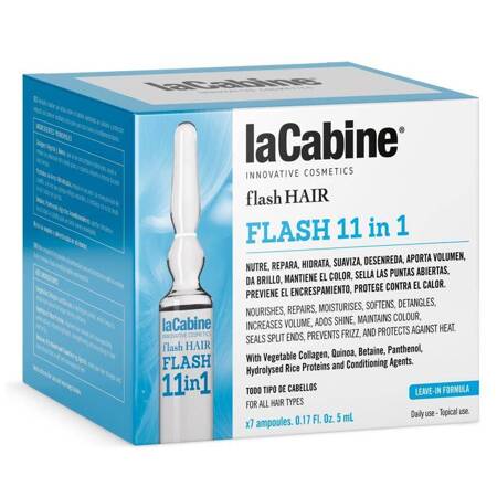 La Cabine Flash 11 in 1 ampułki do włosów 7x5ml