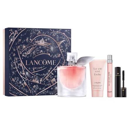 Lancome La Vie Est Belle edp 100ml + edp spray 10ml + balsam do ciała 50ml + mini tusz do rzęs 2ml