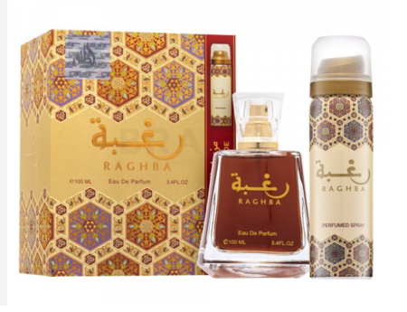 Lattafa Raghba 100ml EDP + Deo 50ml WYPRZEDAŻ