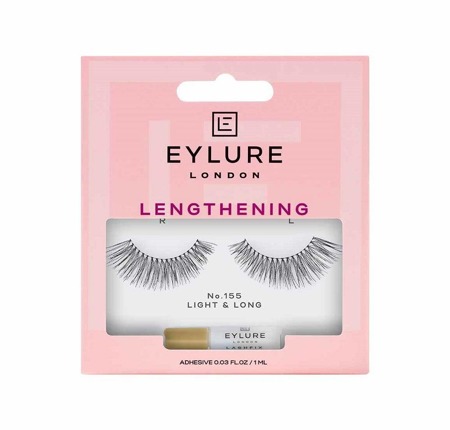 Lengthening Lashes sztuczne rzęsy z klejem efekt wydłużenia No. 155