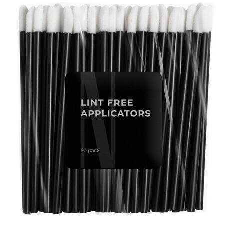 Lint Free Applicators welurowe aplikatory do rzęs i brwi 50szt.