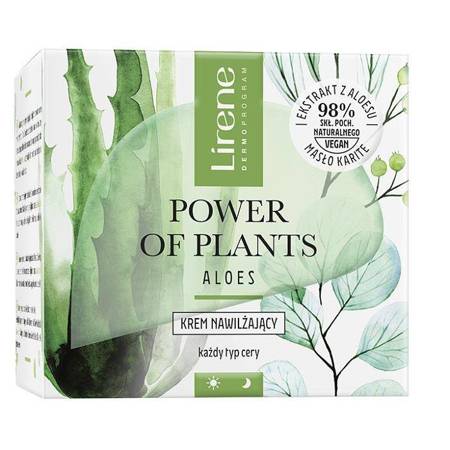 Lirene Power of Plants krem nawilżający Aloes 50ml