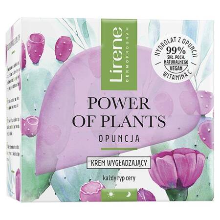 Lirene Power of Plants krem wygładzający Opuncja 50ml