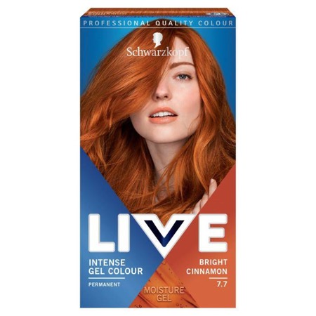 Live Intense Gel Colour koloryzacja do włosów w żelu 7.7 Bright Cinnamon