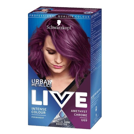 Live Urban Metallic farba do włosów U69 Amethyst Chrome