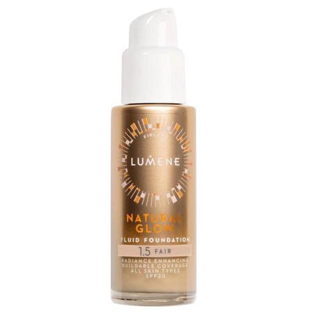 Lumene Natural Glow Fluid Foundation SPF20 podkład rozświetlająco - wygładzający 1.5 Fair 30ml