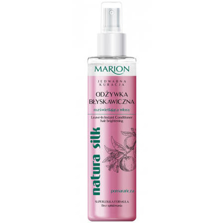 MARION Natura Silk błyskawiczna dwufazowa odżywka rozświetlająca włosy 150ml