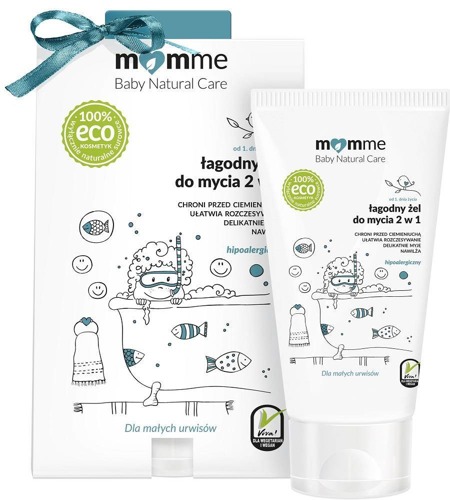 MOMME Baby Natural Care łagodny żel do mycia 2w1 dla dzieci 150ml