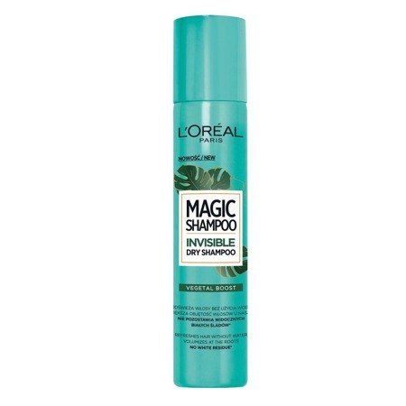 Magic Shampoo Invisible suchy szampon do włosów w sprayu Vegetal Boost 200ml