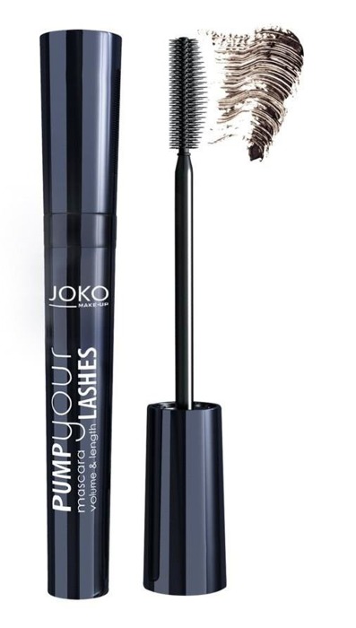 Make-Up Pump Your Lashes Mascara Volume&Lenght tusz do rzęs pogrubiająco-wydłużający Brown 9ml