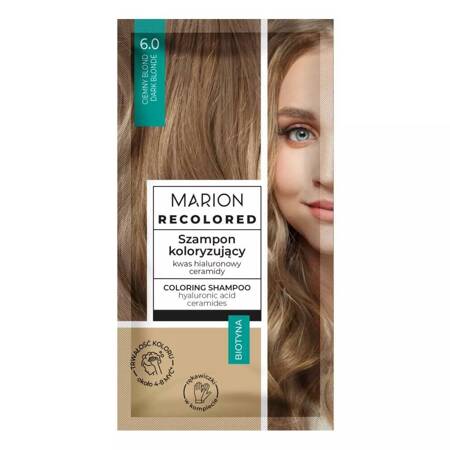 Marion Recolored szampon koloryzujący 6.0 Ciemny Blond 35ml