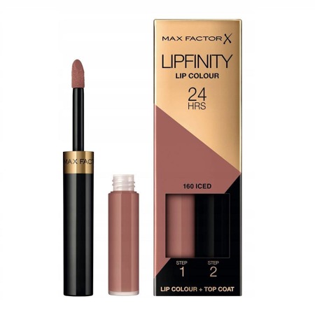 Max Factor Lipfinity Lipstick Trwała pomadka nr 160 Iced 3.69ml