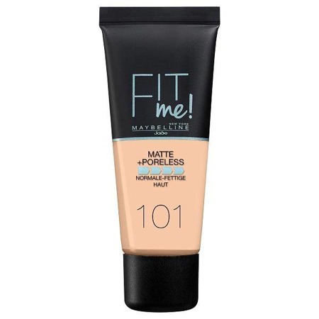 Maybelline Fit Me Matte & Poreless Foundation matujący podkład do twarzy 101 True Ivory 30ml