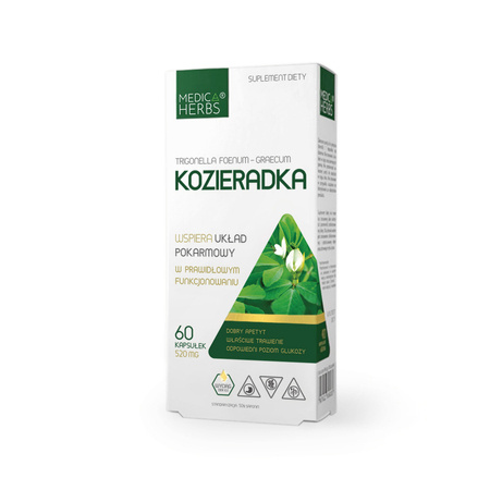 Medica Herbs Kozieradka 60 kapsułek