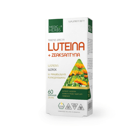 Medica Herbs Luteina + Zeaksantyna 60 kapsułek