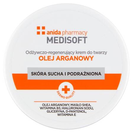 Medisoft odżywczo-regenerujący krem do twarzy olej arganowy 100ml