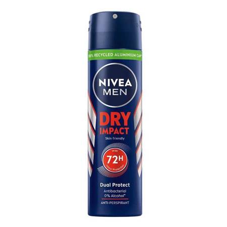 Men Dry Impact 72h antyperspirant spray 150ml