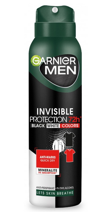 Men Invisible Protection 72h antyperspirant spray 150ml