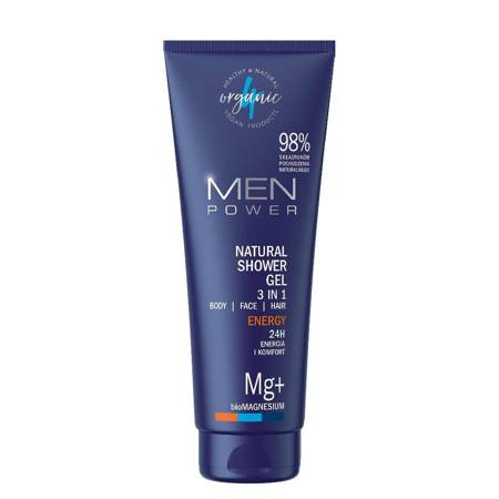 Men Power naturalny żel pod prysznic 3w1 Energy 250ml