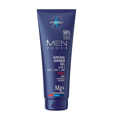 Men Power naturalny żel pod prysznic 3w1 Sport 250ml