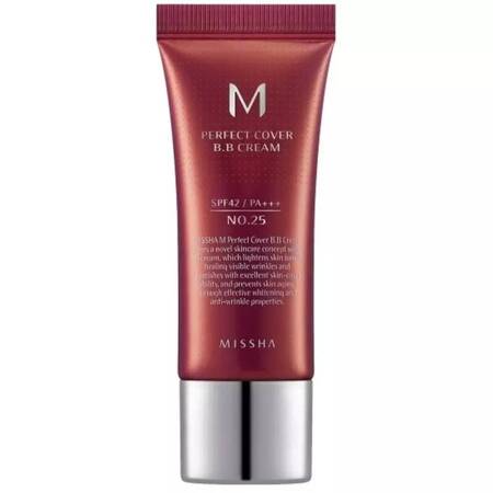 Missha M Perfect Cover BB Cream SPF42/PA+++ wielofunkcyjny krem BB No.25 Warm Beige 20ml