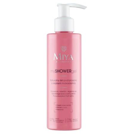 Miya Cosmetics mySHOWERgel naturalny żel pod prysznic z olejkiem makadamia 190ml