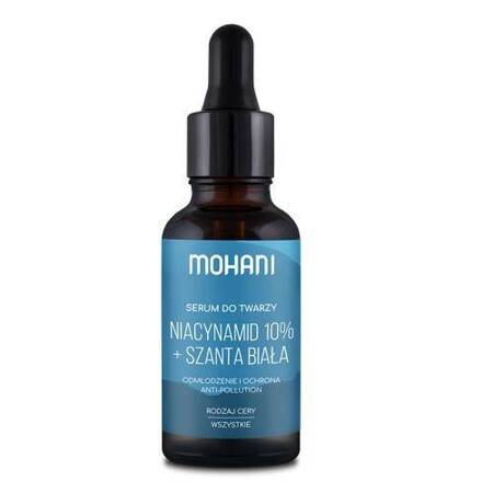 Mohani Serum do twarzy Niacynamid 10% + Szanta Biała 30ml