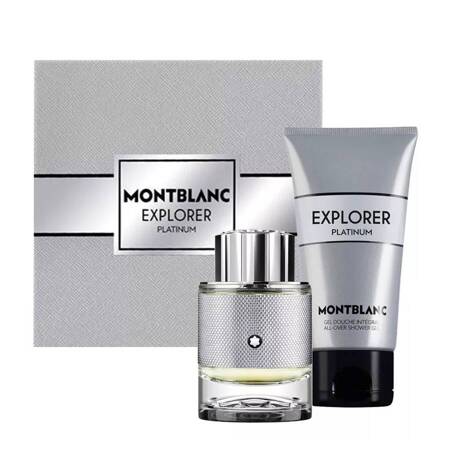 Mont BlancExplorer Platinum edp 60ml + żel pod prysznic 100ml