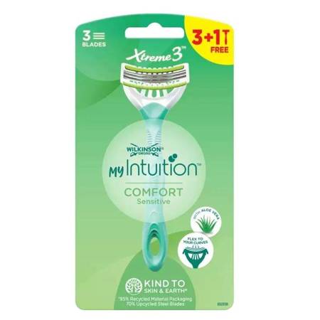 My Intuition Xtreme3 Comfort Sensitive jednorazowe maszynki do golenia dla kobiet 4szt