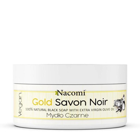 NACOMI Savon Noir czarne mydło Gold 125g