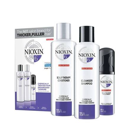 NIOXIN System 6 szampon 150ml + odżywka 150ml + kuracja 40ml