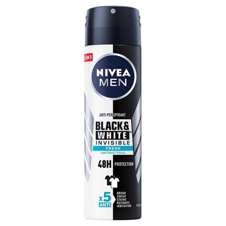 NIVEA Men Black&White Invisible Fresh antyperspirant spray 150ml