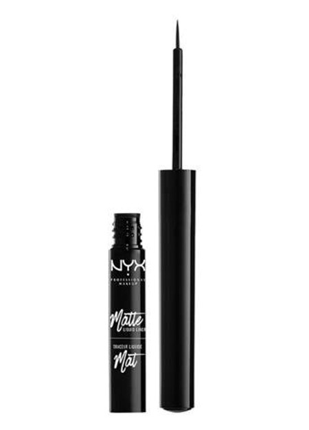 NYX Professional MakeUp Matte Liquid Liner matowy eyeliner w pędzelku 01 Black 2ml