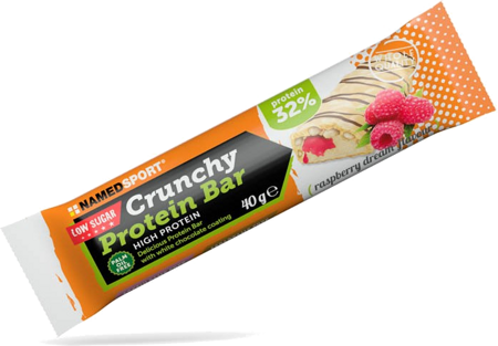 Namedsport Crunchy Protein Bar Baton wysokobiałkowy o smaku malinowym 40 g