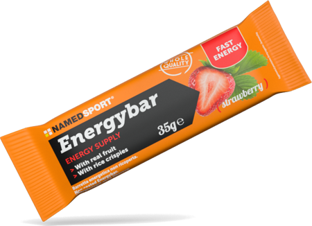 Namedsport Energy Bar Baton o wysokiej zawartości węglowodanów o smaku truskawkowym 35 g