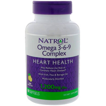 Natrol Omega 3-6-9 Complex 90 kapsułek miękkich