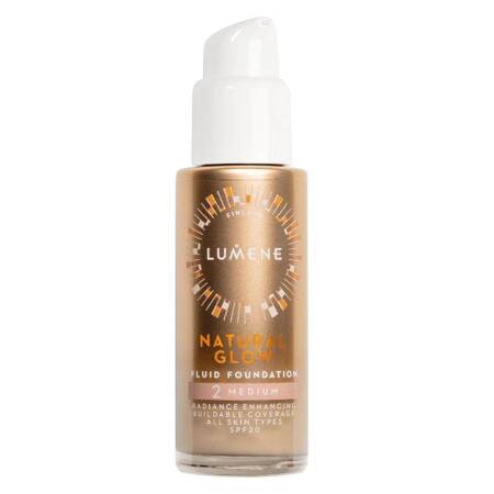 Natural Glow Fluid Foundation SPF20 2 Medium 30ml