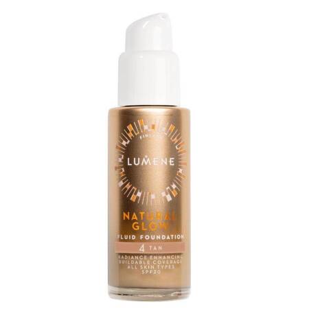 Natural Glow Fluid Foundation SPF20 4 Tan 30ml