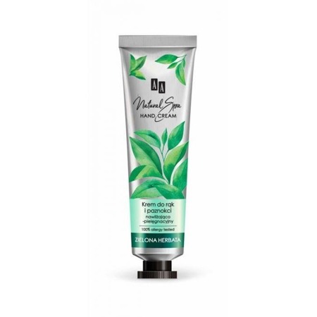 Natural Spa Hand Cream nawilżająco-pielęgnacyjny krem do rąk i paznokci Zielona Herbata 50ml